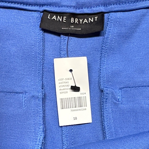 Lane Bryant Ponte Knit Straight Leg Mid-Rise Business Casual Pants Size 18 NWT - Picture 2 of 10